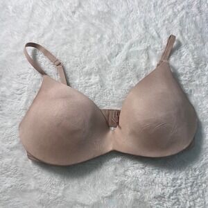 Skims Women's Fits Everybody Wireless T-Shirt Bra Clay Nude  Size 34C NWOT